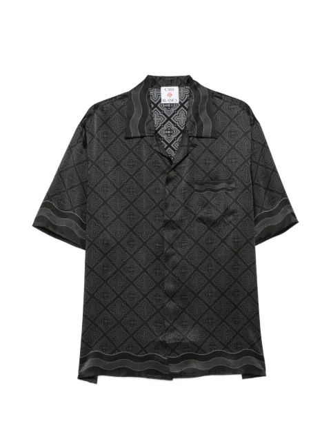 Casablanca Radiating Monogram silk shirt