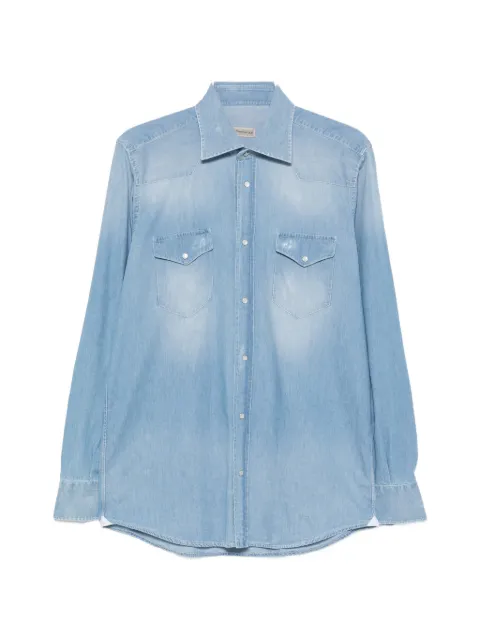 SARTORIO NAPOLI western-yoke faded shirt