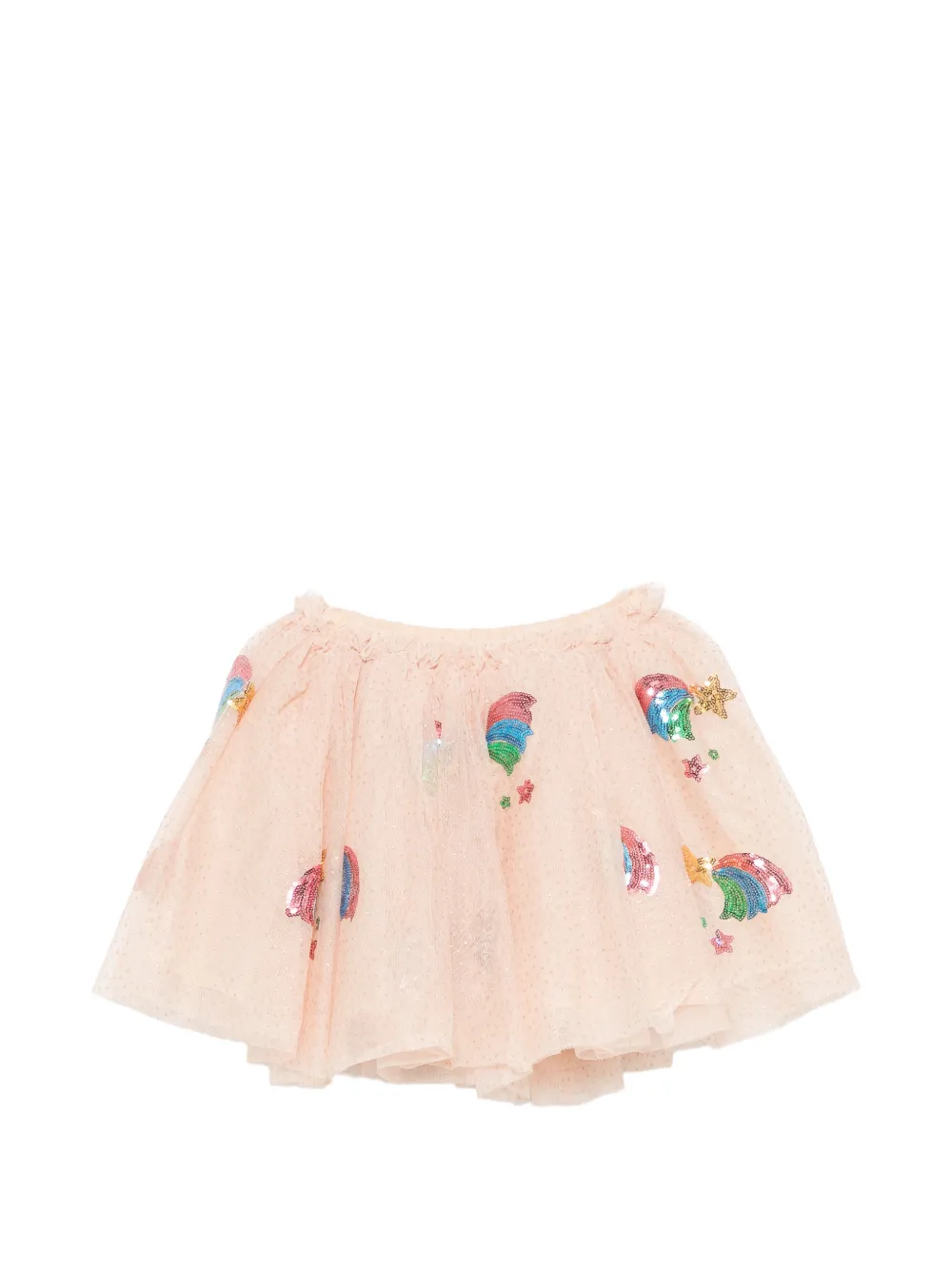 Konges Sløjd Yvonne sequin-embellished tulle skirt - Toni neutri