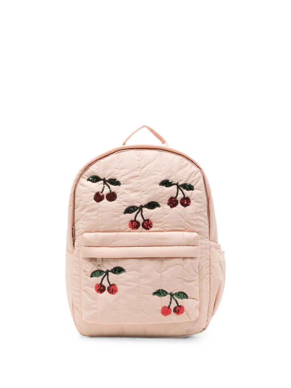 Konges Sløjd sequin-embellished quilted backpack - Rosa