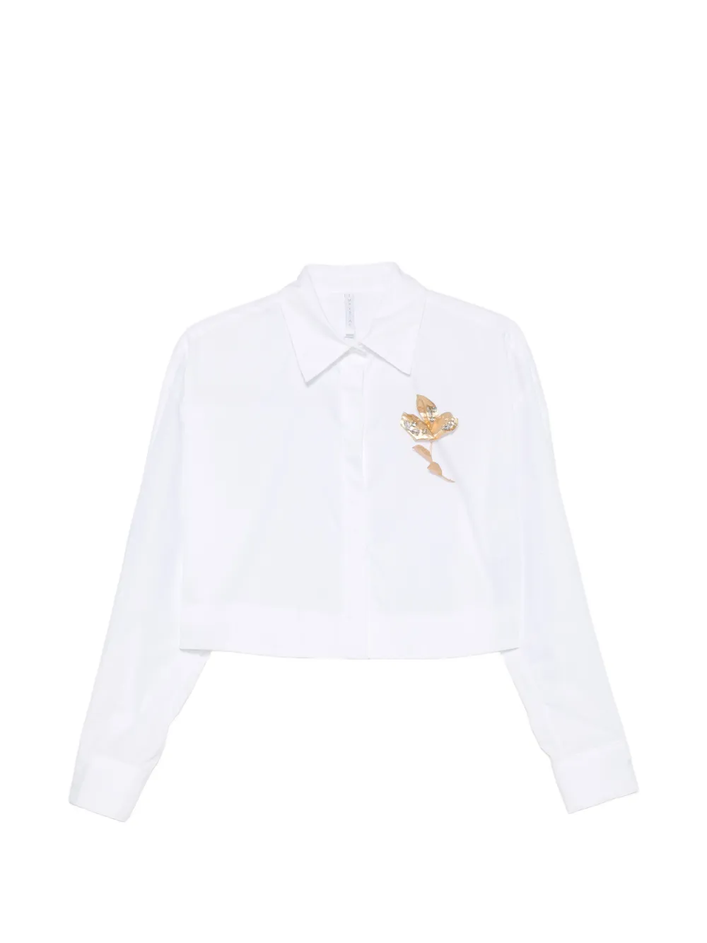 IMPERIAL cropped long-sleeve shirt