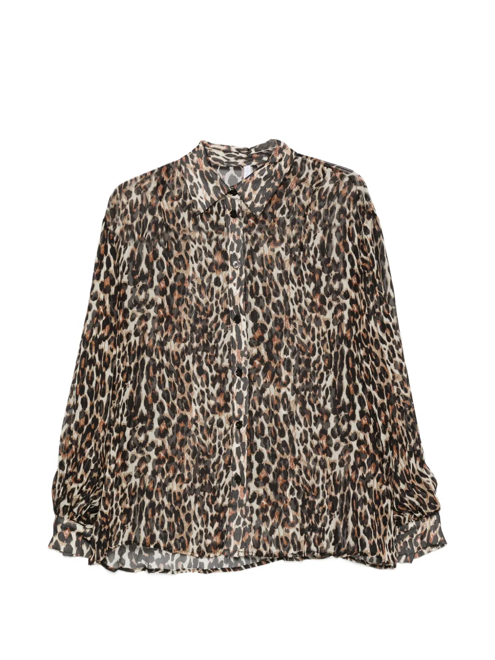 IMPERIAL leopard-print button-down shirt