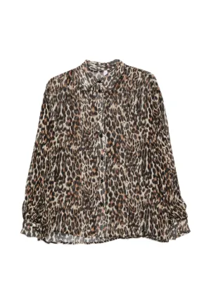 Baserange leopard-print long-sleeve T-shirt | Neutrals | FARFETCH