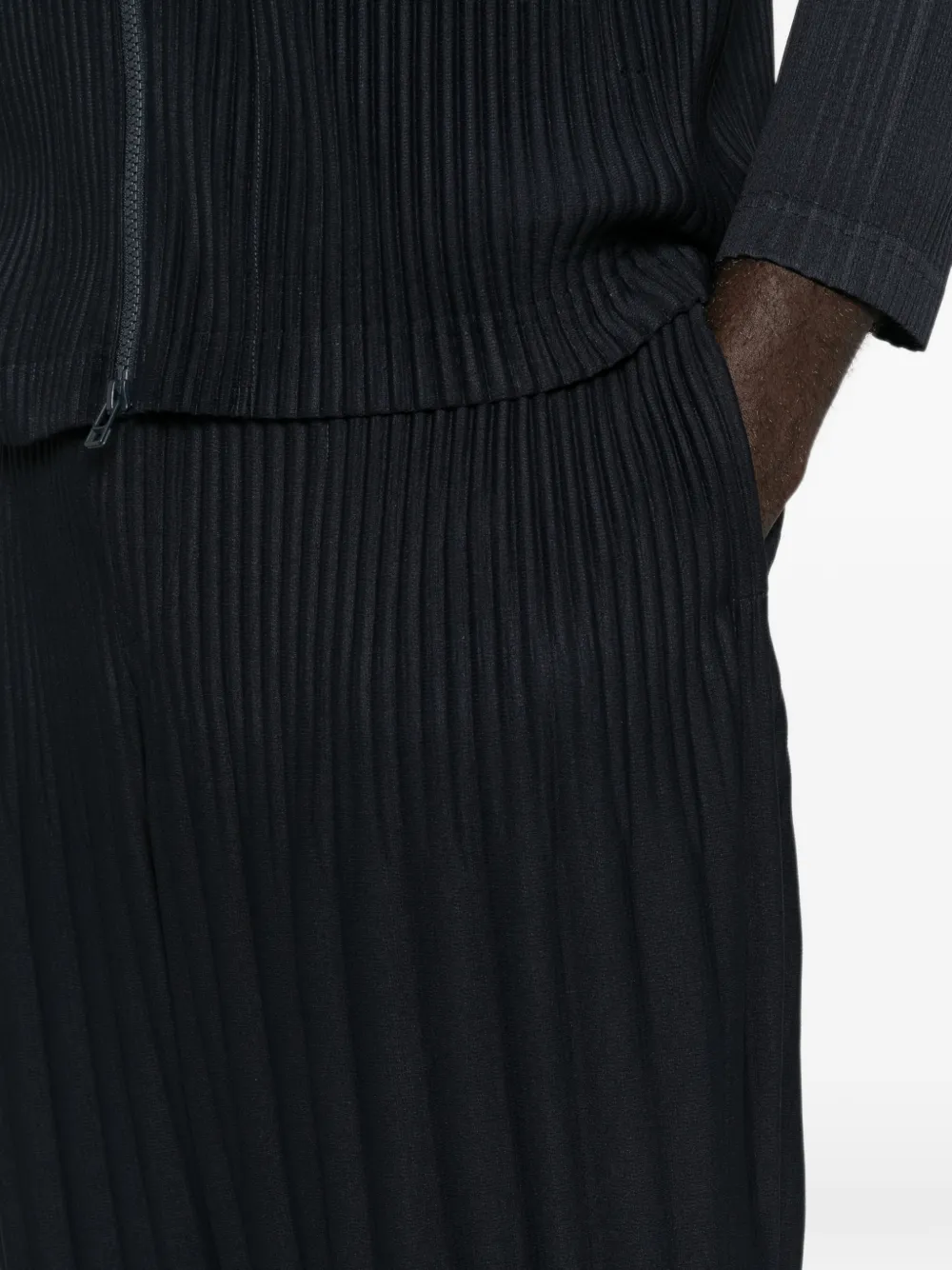 Homme Plissé Issey Miyake Plooibroek met toelopende pijpen Blauw