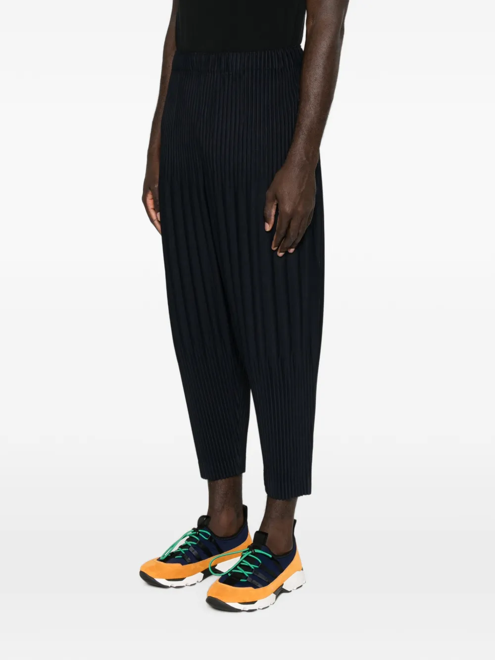 Homme Plissé Issey Miyake Plooibroek met toelopende pijpen Blauw