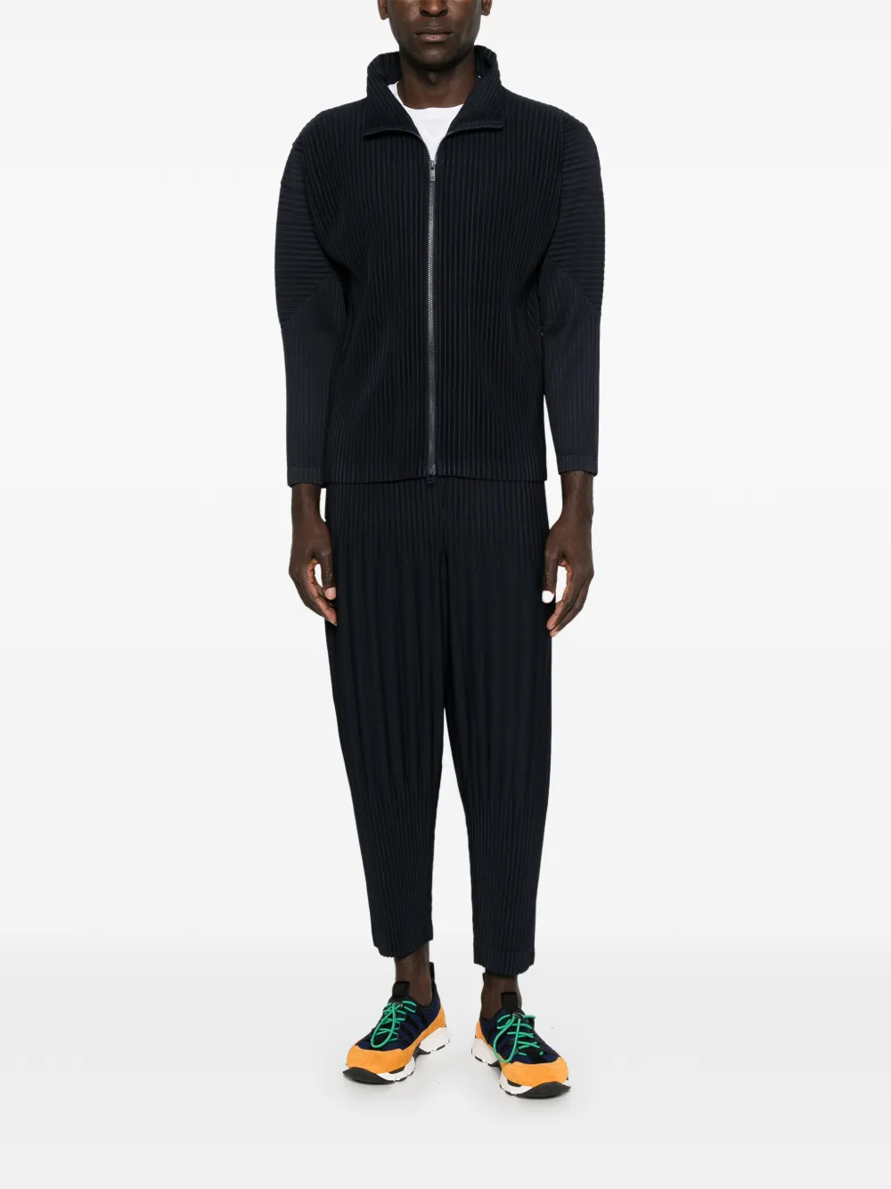 Homme Plissé Issey Miyake Plooibroek met toelopende pijpen Blauw