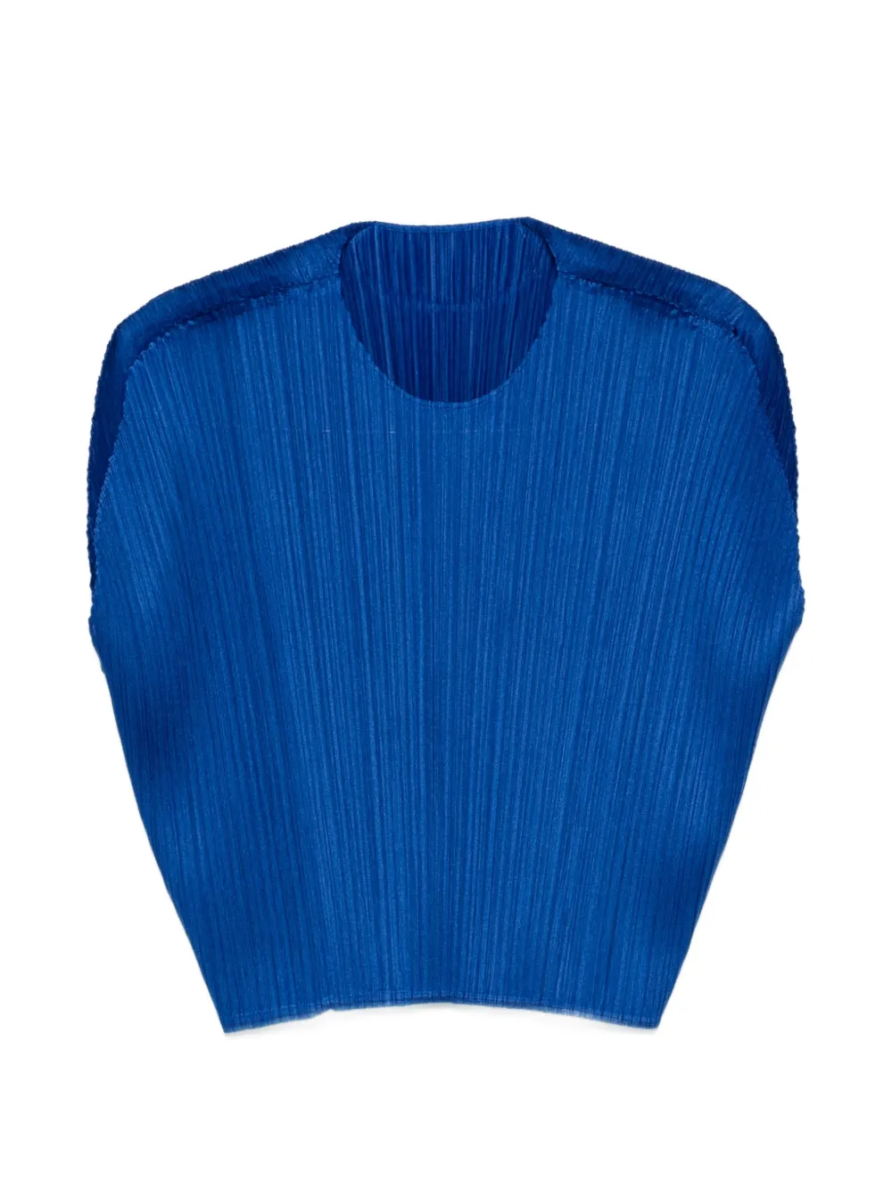 Pleats Please Issey Miyake pleated blouse - Blu