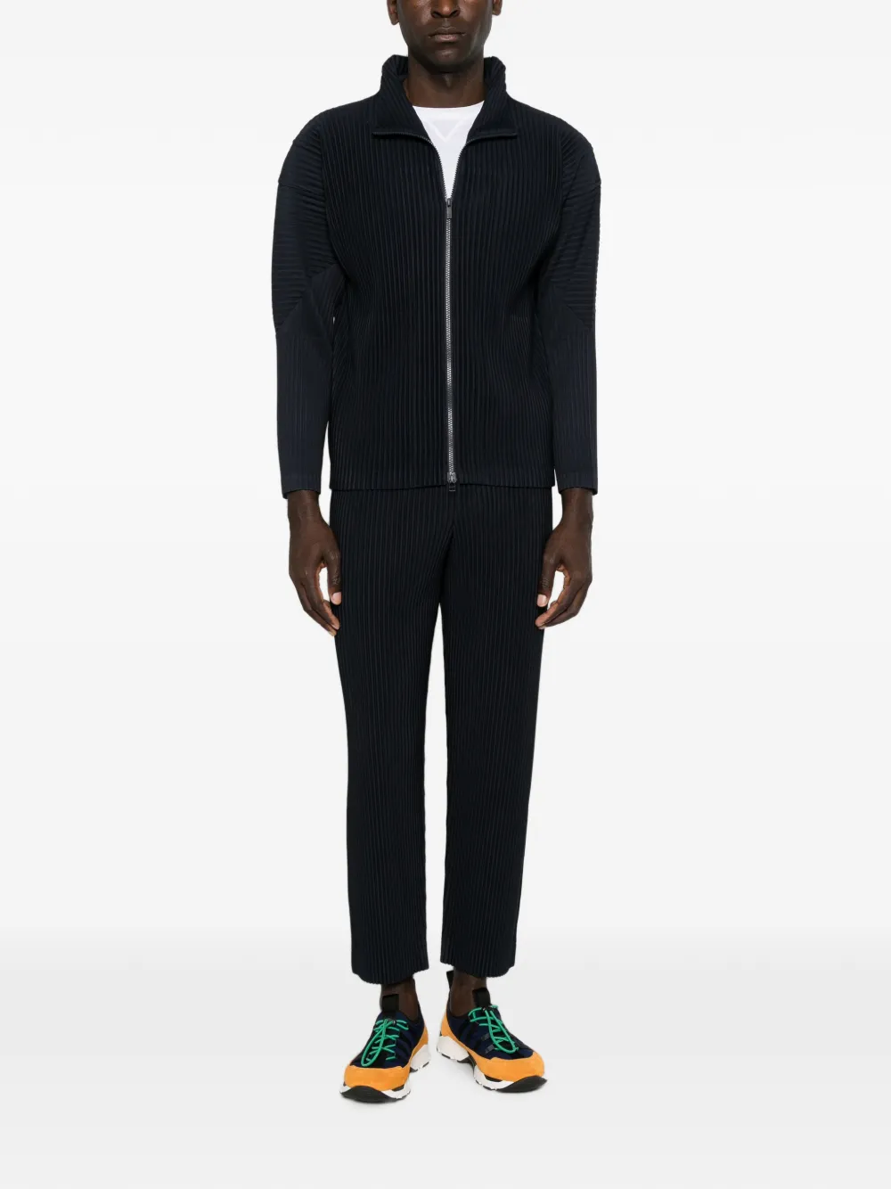 Homme Plissé Issey Miyake Vest met rits Blauw