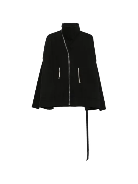 Rick Owens DRKSHDW asymmetric-zip funnel-neck sweatshirt