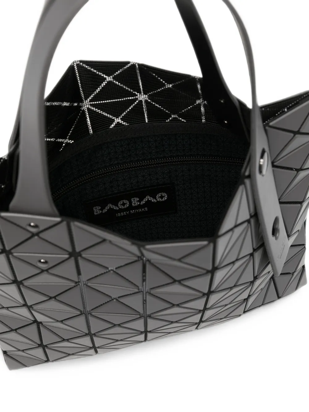 Bao Issey Miyake Prism shopper met geometrische vlakken Grijs