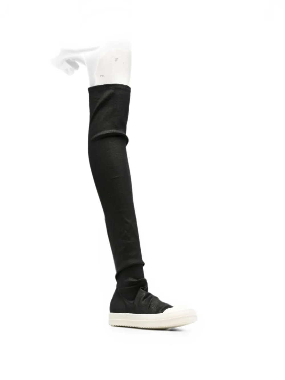 Rick Owens DRKSHDW High Sock over-the-knee sneakers Zwart