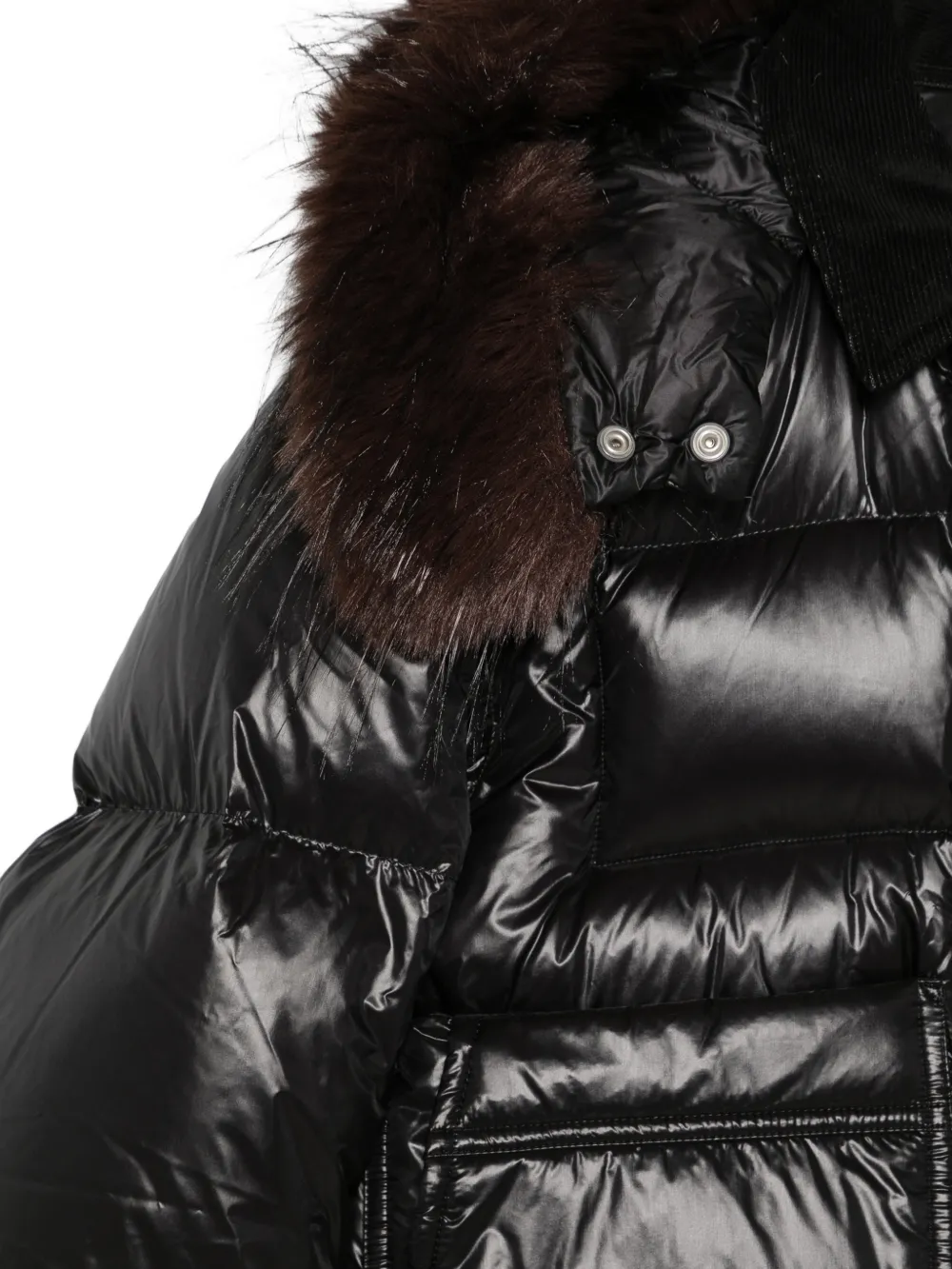 sacai Jack met dubbele rij knopen Zwart