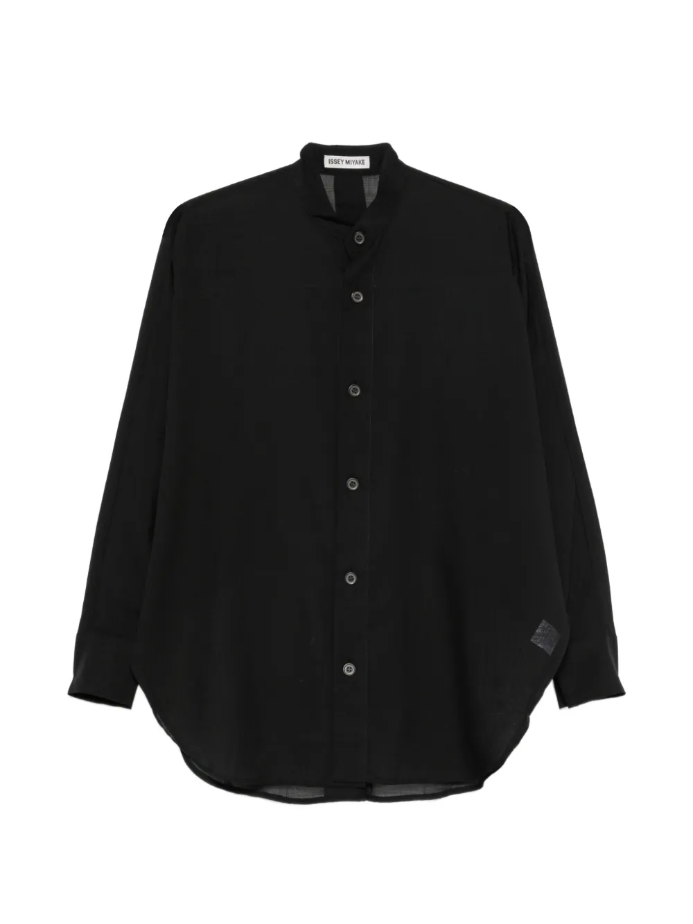 Issey Miyake panelled long-sleeve shirt