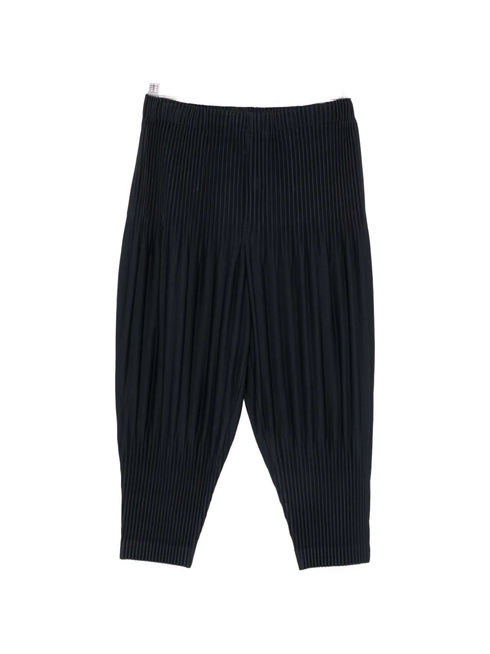 Homme Plissé Issey Miyake pleated cropped trousers - Blu