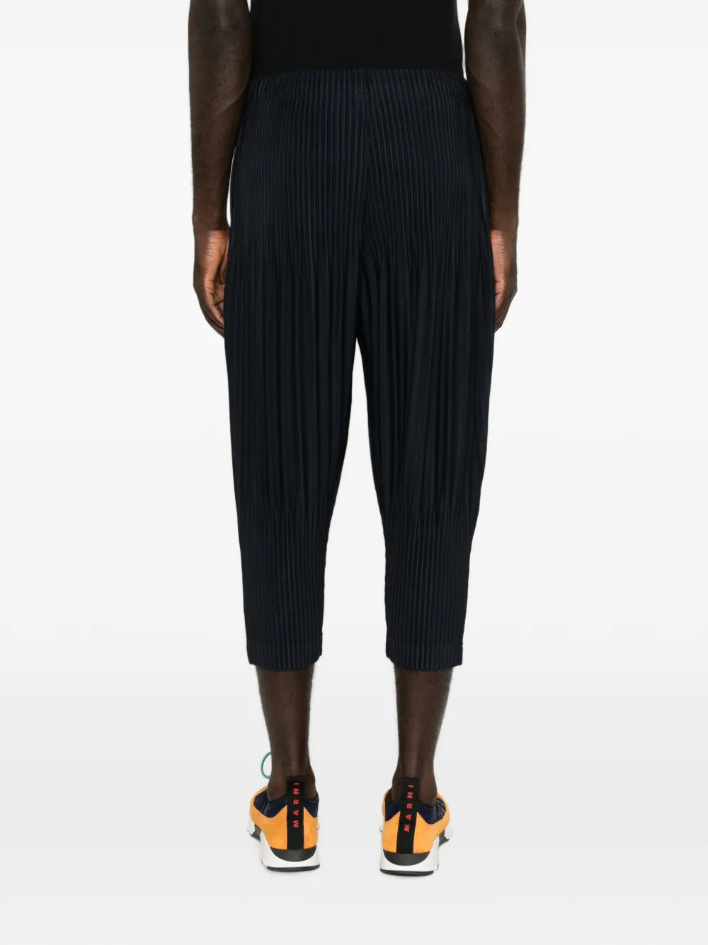 Homme Plissé Issey Miyake Cropped plooibroek Blauw