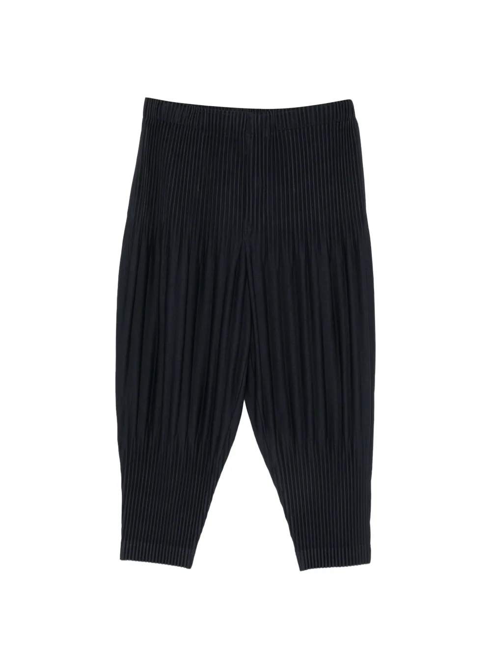 Homme Plissé Issey Miyake pleated cropped trousers - Blu