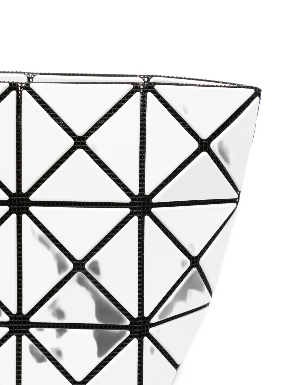 Bao Issey Miyake Prism Basics clutch met geometrische vlakken Wit