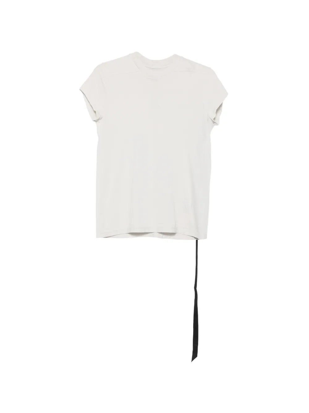 Rick Owens DRKSHDW ribbed-trim strap-detail T-shirt - Bianco
