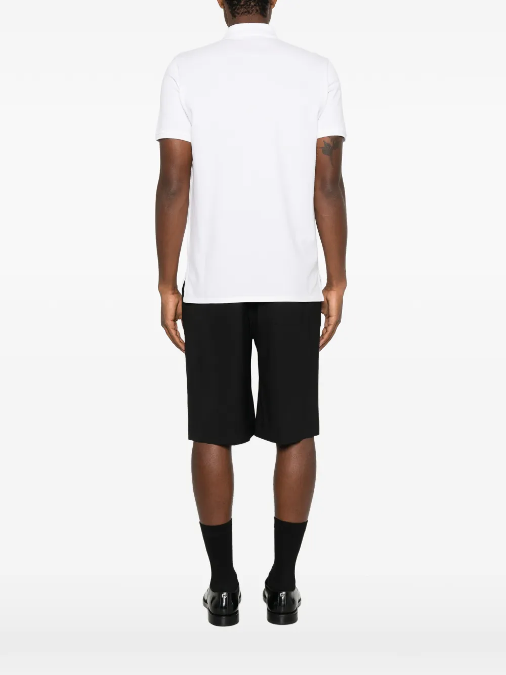 Givenchy Katoenen grosgrain poloshirt met Paris Wit