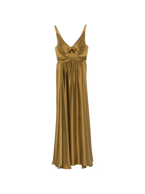 ZIMMERMANN ruched cut-out maxi dress