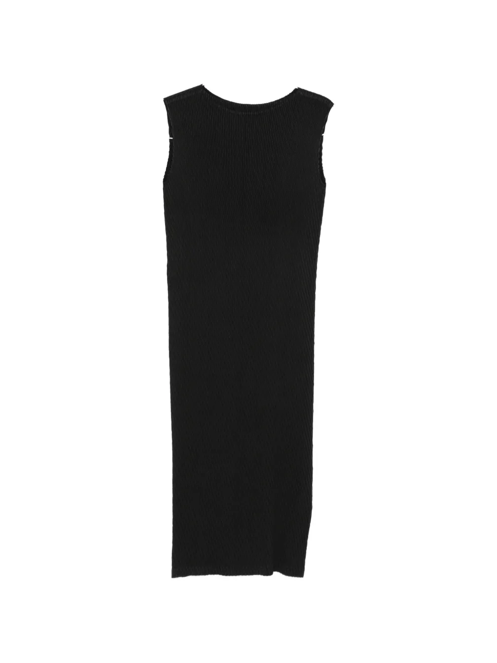 Issey Miyake plissé sleeveless midi dress - Nero
