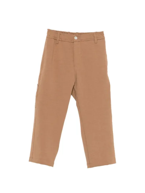 Paolo Pecora Kids pantalones carpenter con pretina elástica