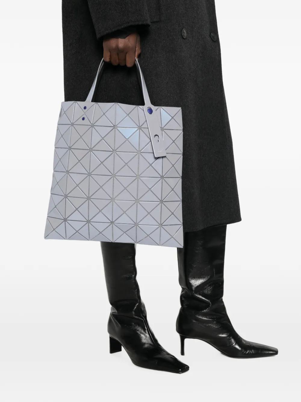 Bao Issey Miyake Lucent shopper met geometrische vlakken Grijs