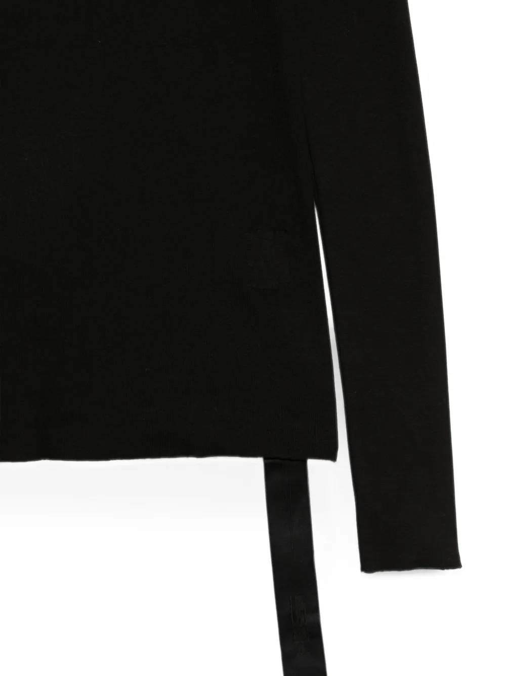 Rick Owens DRKSHDW Katoenen T-shirt met lange mouwen Zwart