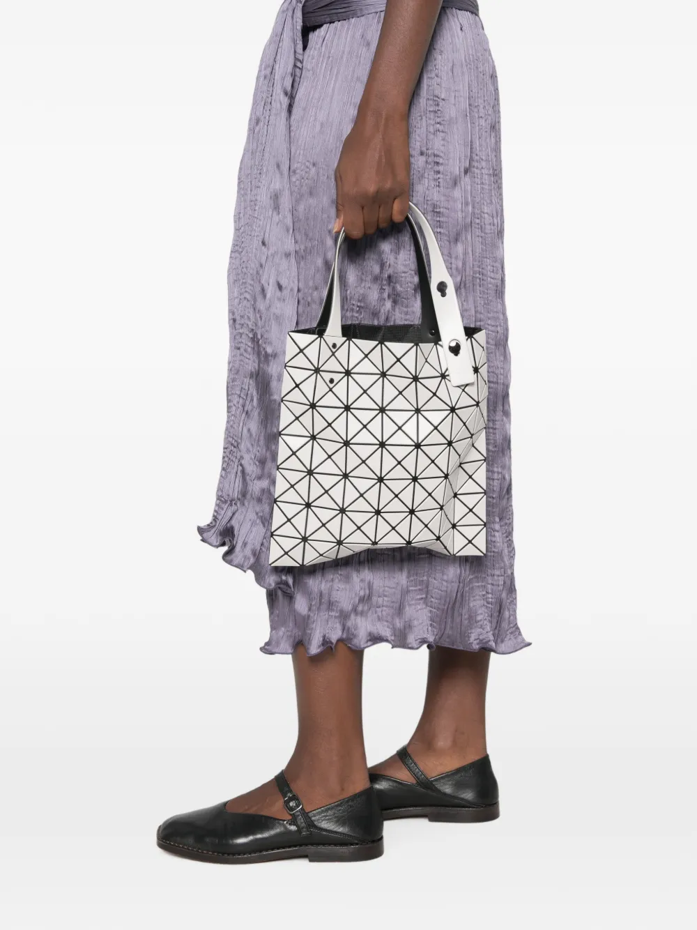 Bao Issey Miyake Shopper met geometrisch vlak Wit