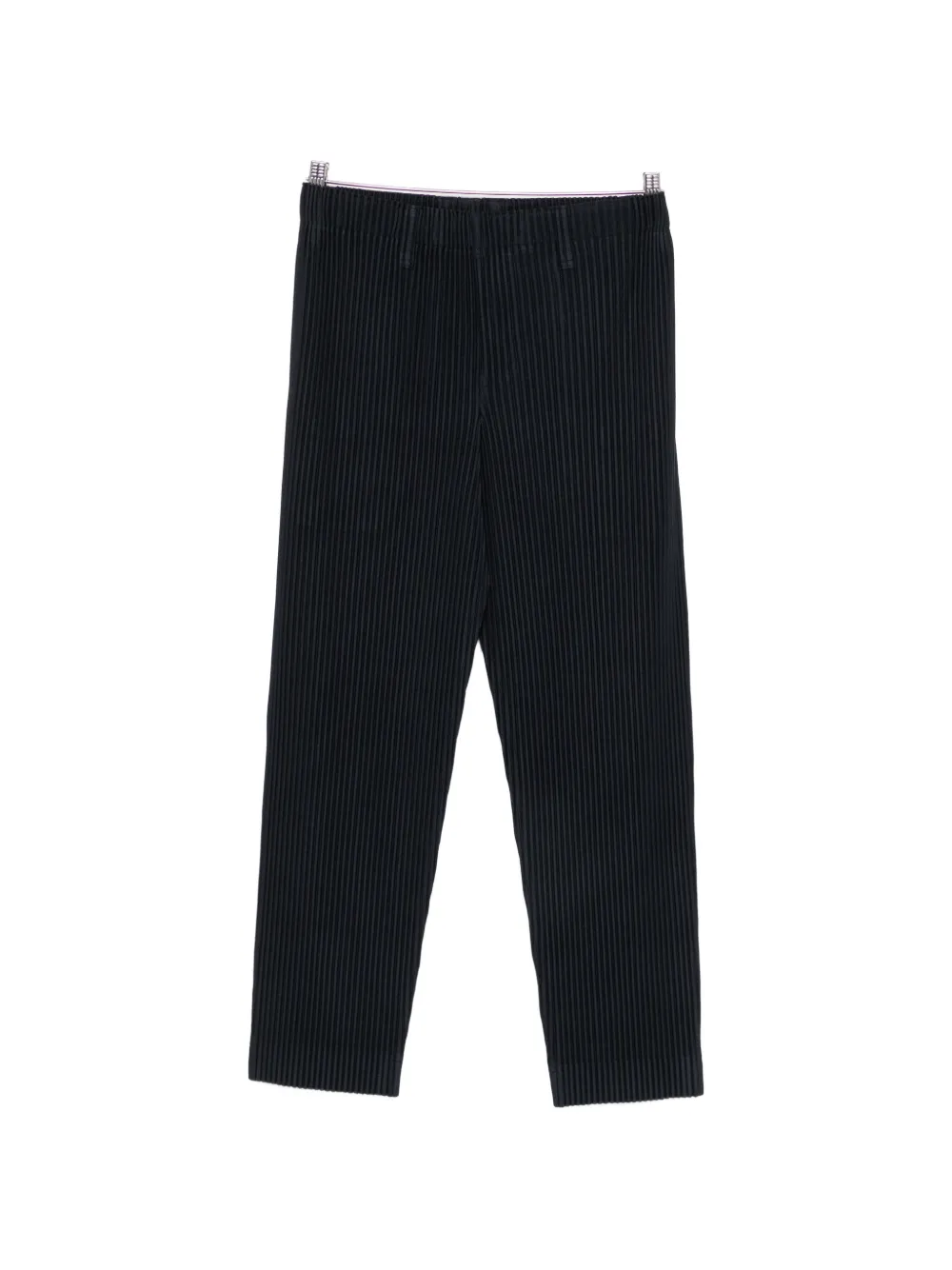 Homme Plissé Issey Miyake plissé-effect straight-leg trousers - Blu