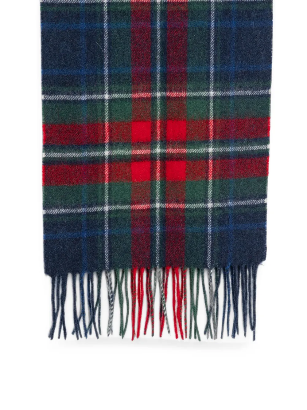 Barbour New Check sjaal met tartan ruit Blauw