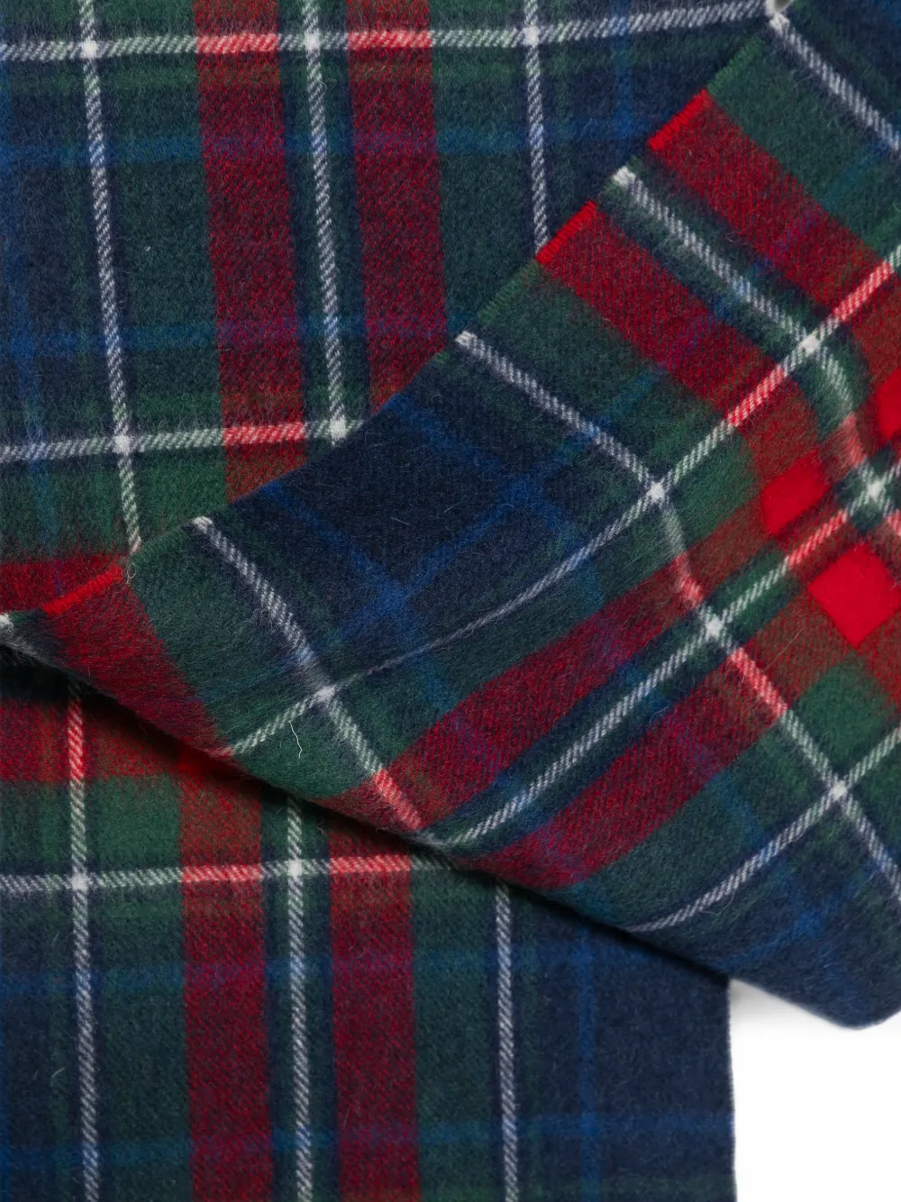 Barbour New Check sjaal met tartan ruit Blauw