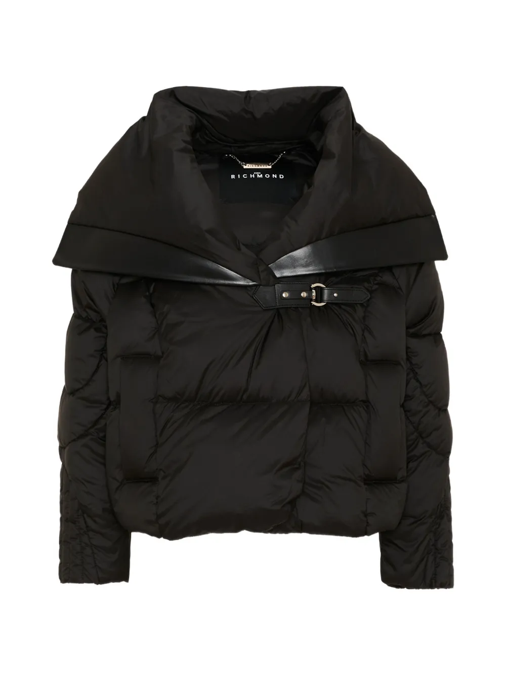 John Richmond Junior buckle-fastening padded jacket - Nero