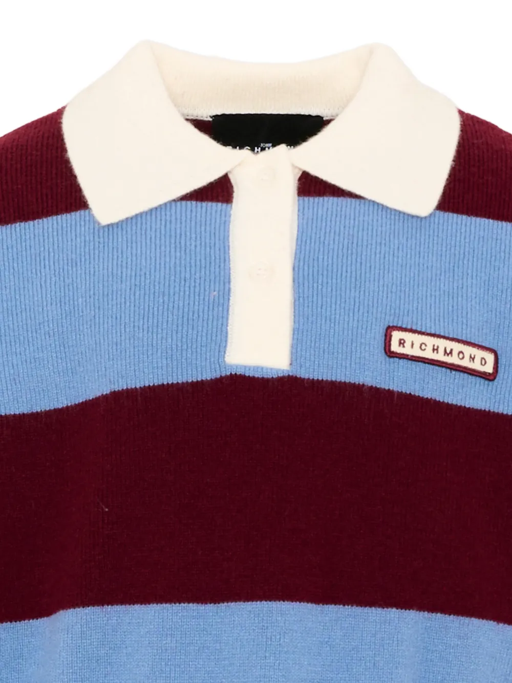 John Richmond Junior Gestreepte polotrui Blauw