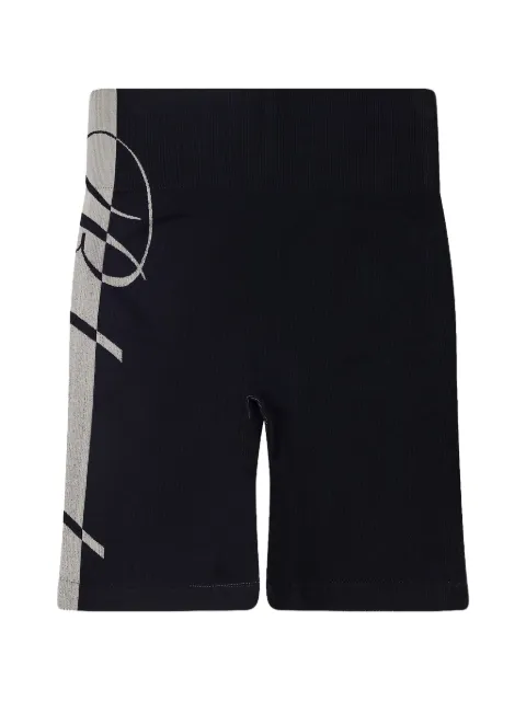 RHUDE logo-knit shorts