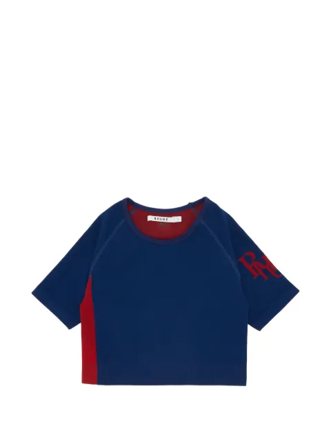 RHUDE stretch cropped top