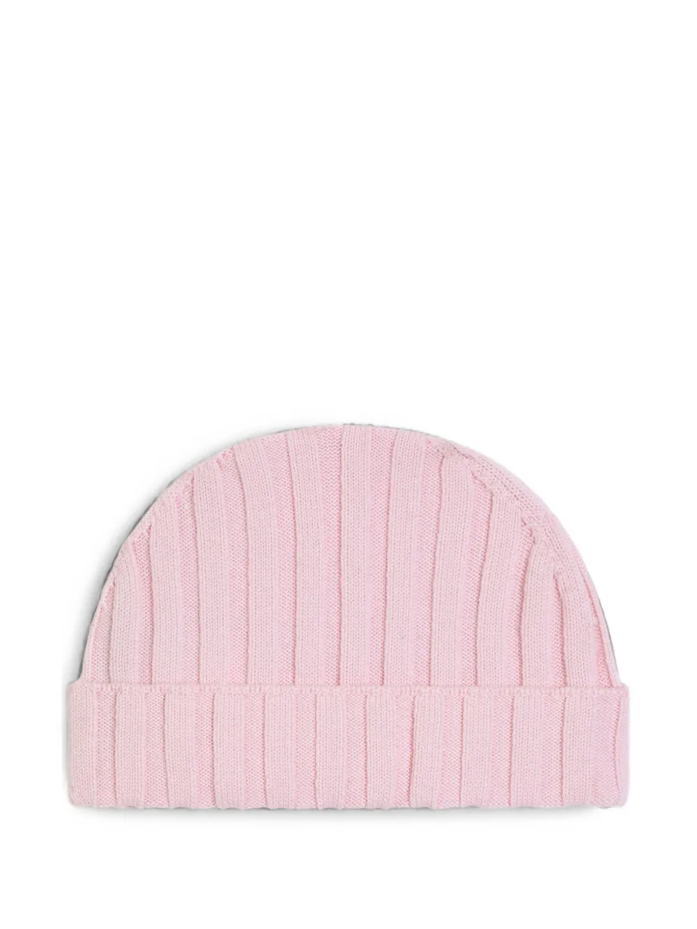 Dolce & Gabbana Kids Ribgebreide muts Roze