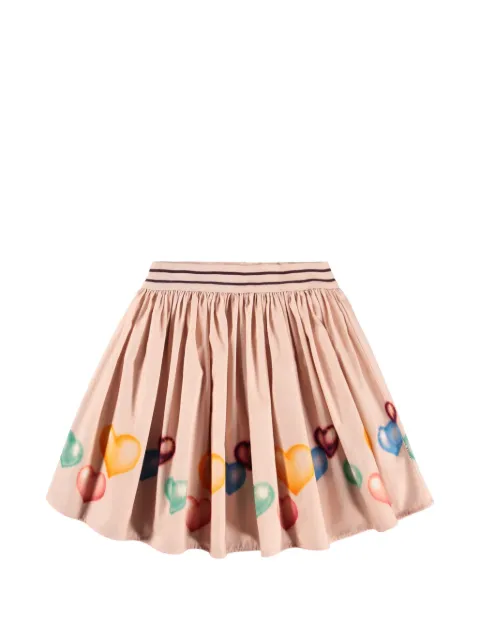 Molo Brenda heart-print casual skirt