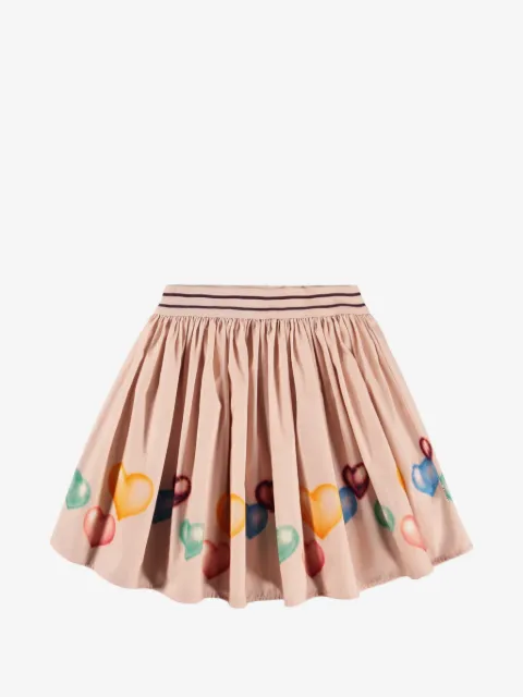 Molo Brenda heart-print casual skirt