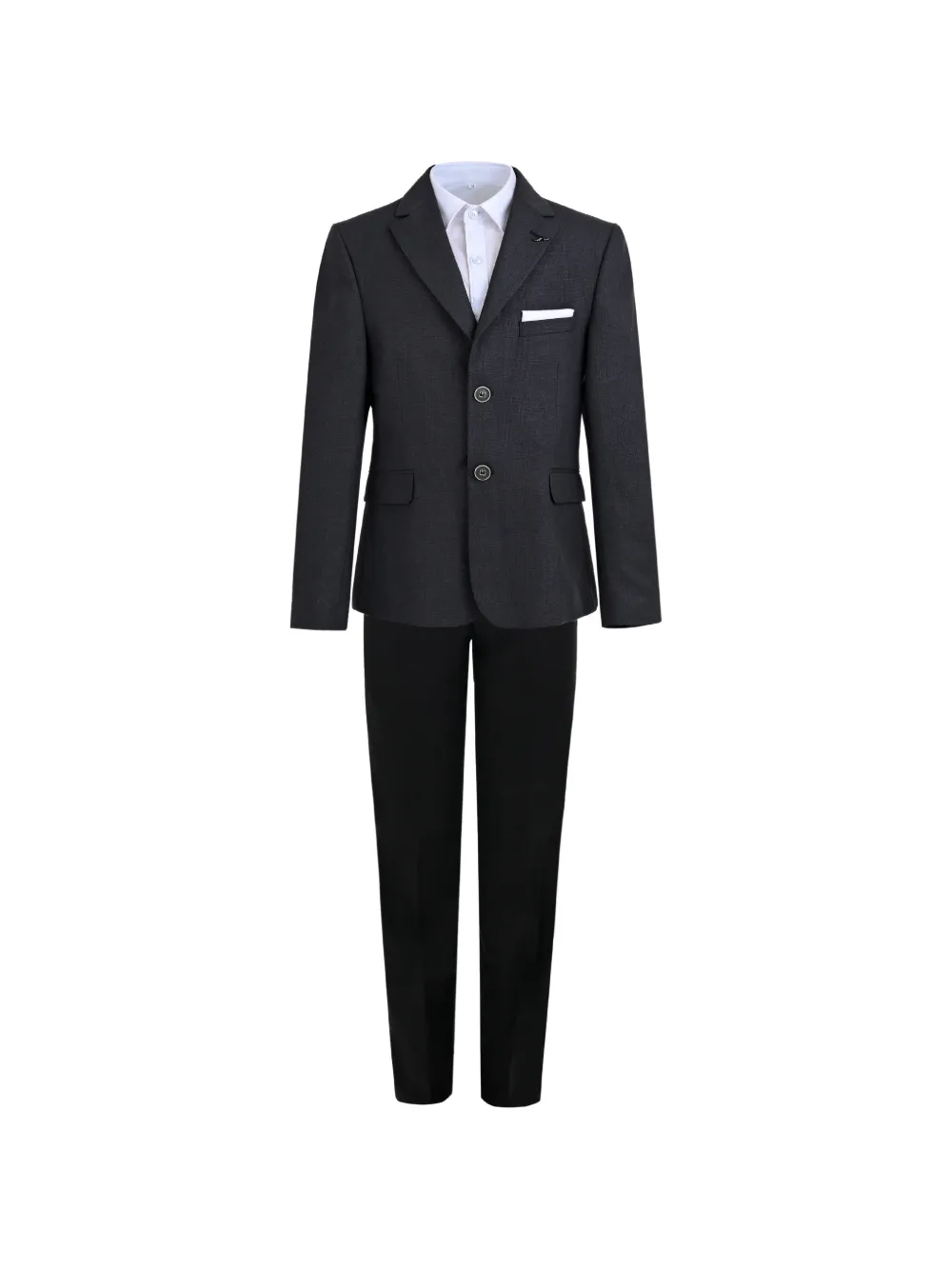 Moustache Edward structured suit (set of four) - Grigio