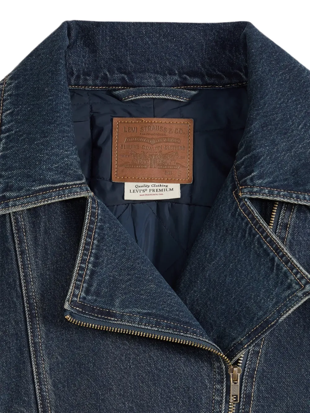 Levi's Denim jack Blauw