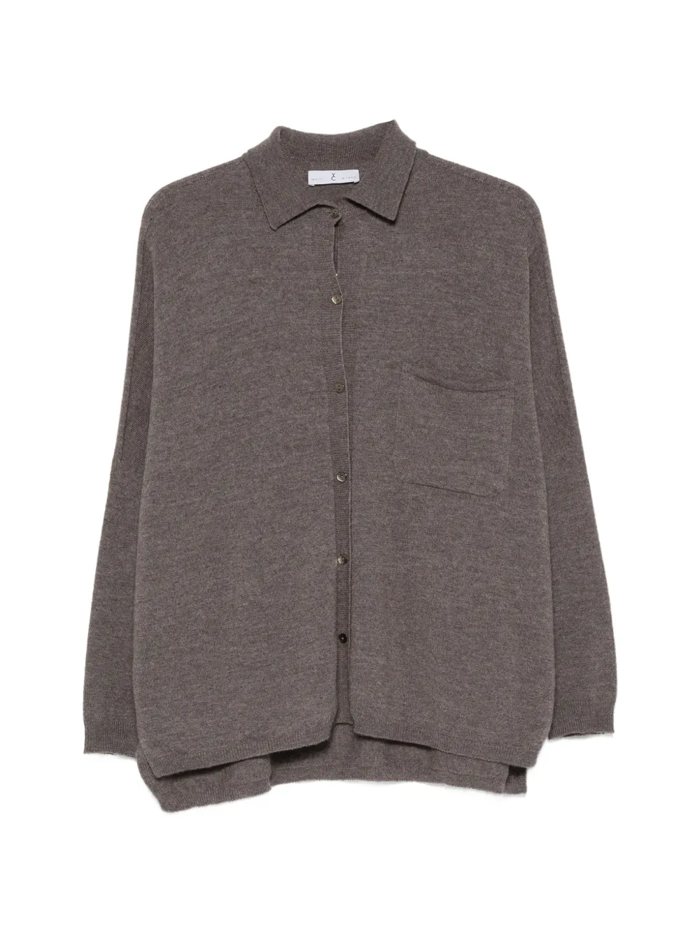 Why Ci Cardigan con taschino - Marrone