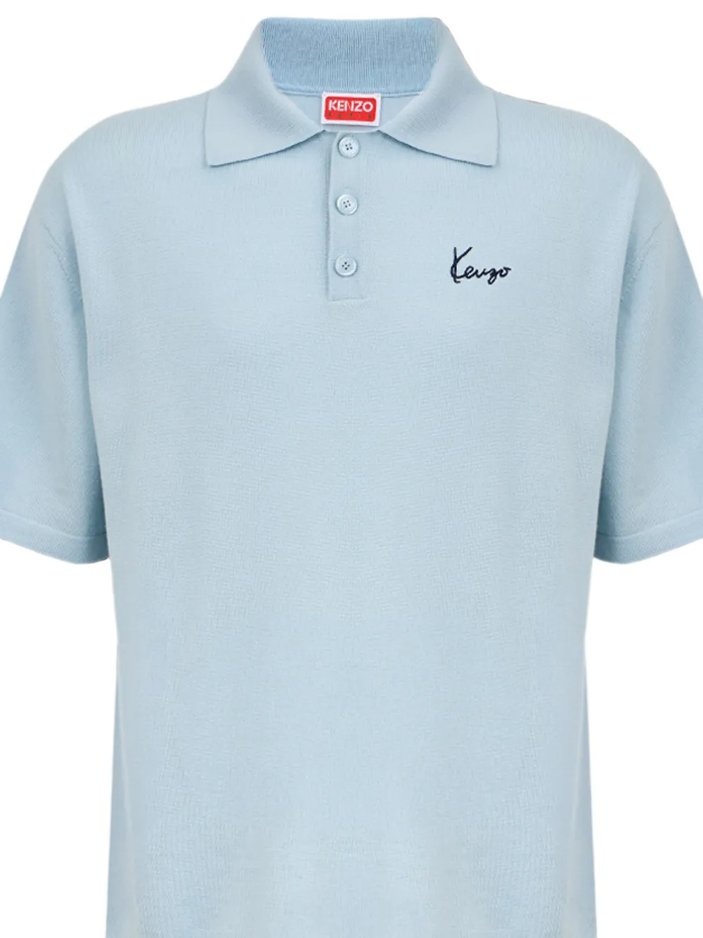 Kenzo Poloshirt met kenmerkend borduurwerk en logo Blauw