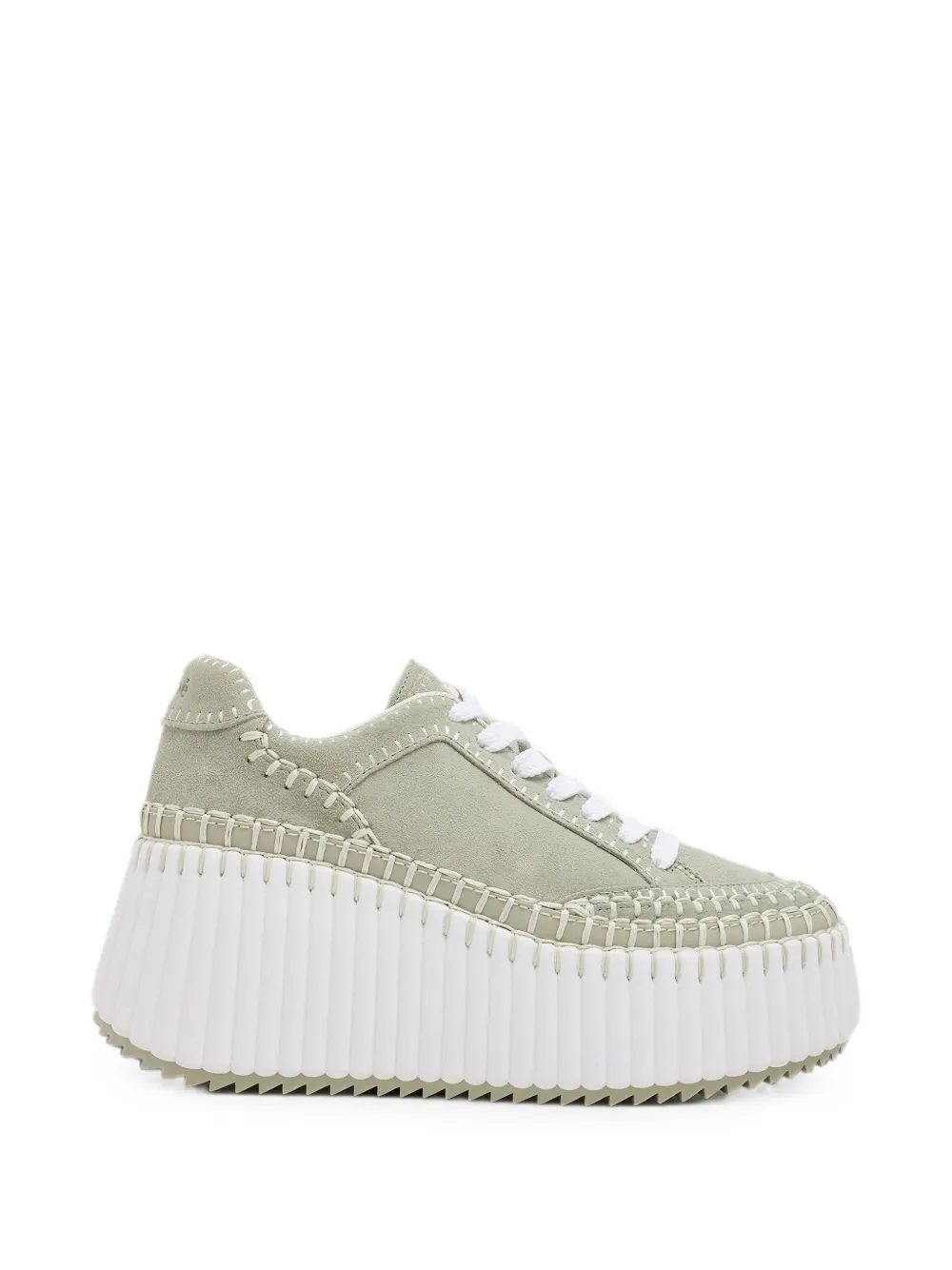 Chloé Nama wedge sneakers - Verde