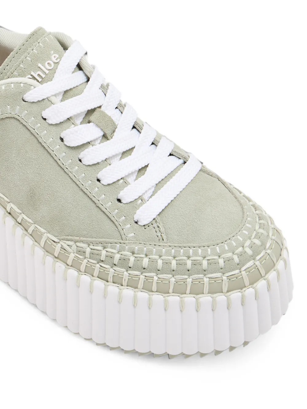 Chloé Nama sneakers met plateauzool Groen