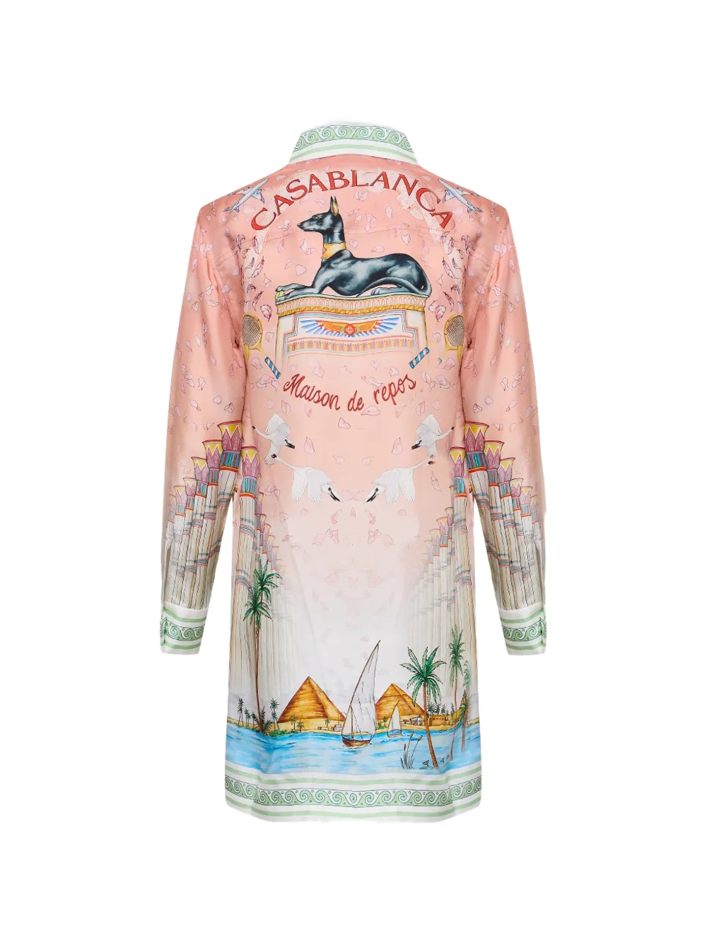 Casablanca Mini-jurk met print Roze