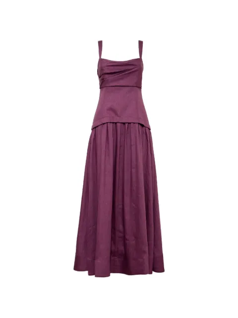 Acler Reeve pleated maxi dress
