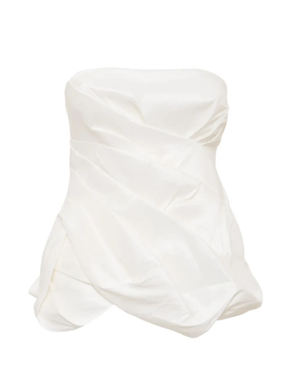 Acler Dorval strapless top - Bianco