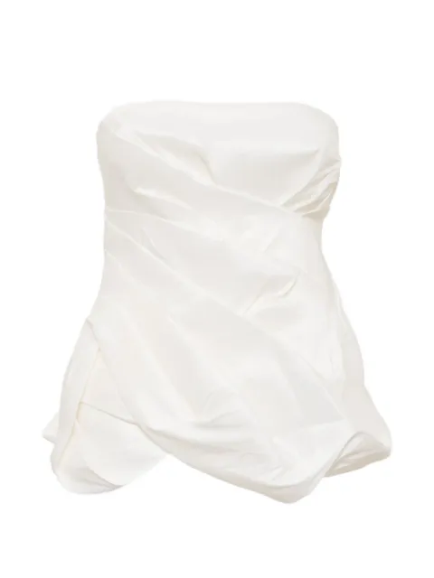 Acler Dorval strapless top