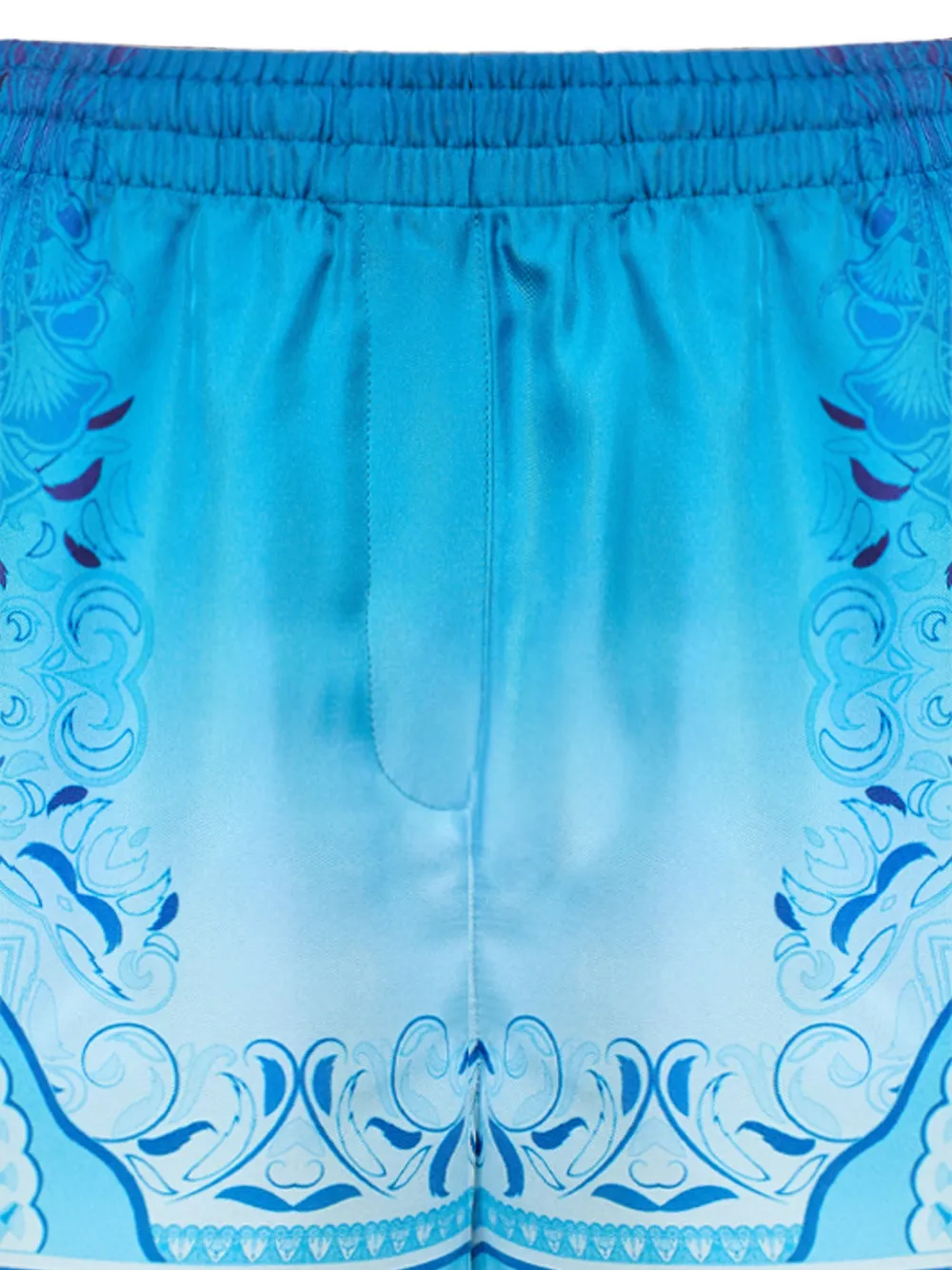 Casablanca Egyptian Rug zijden shorts met kleurverloop Blauw